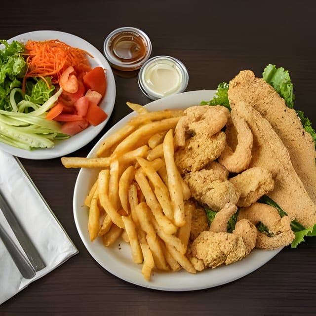 LF6. Seafood Fried Combo.