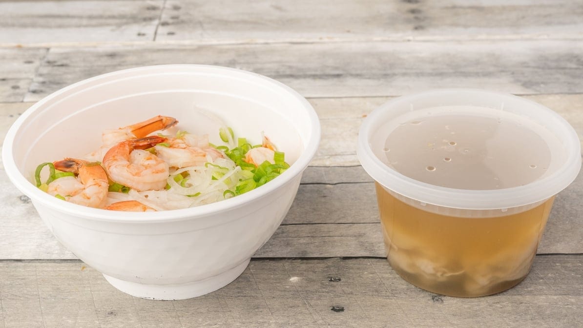 P10. Shrimp Wonton Noodle Soup.