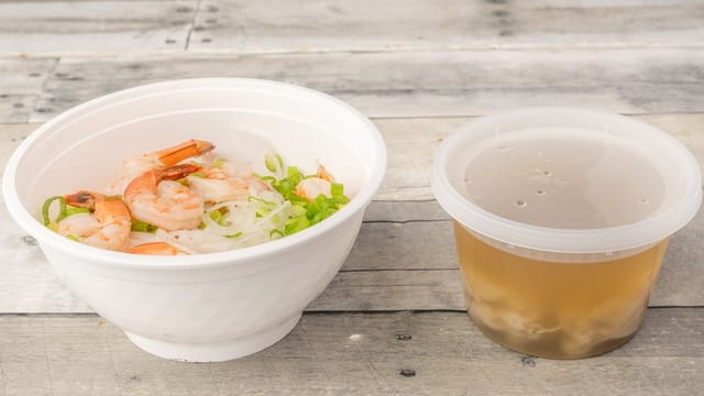 P10. Shrimp Wonton Noodle Soup.