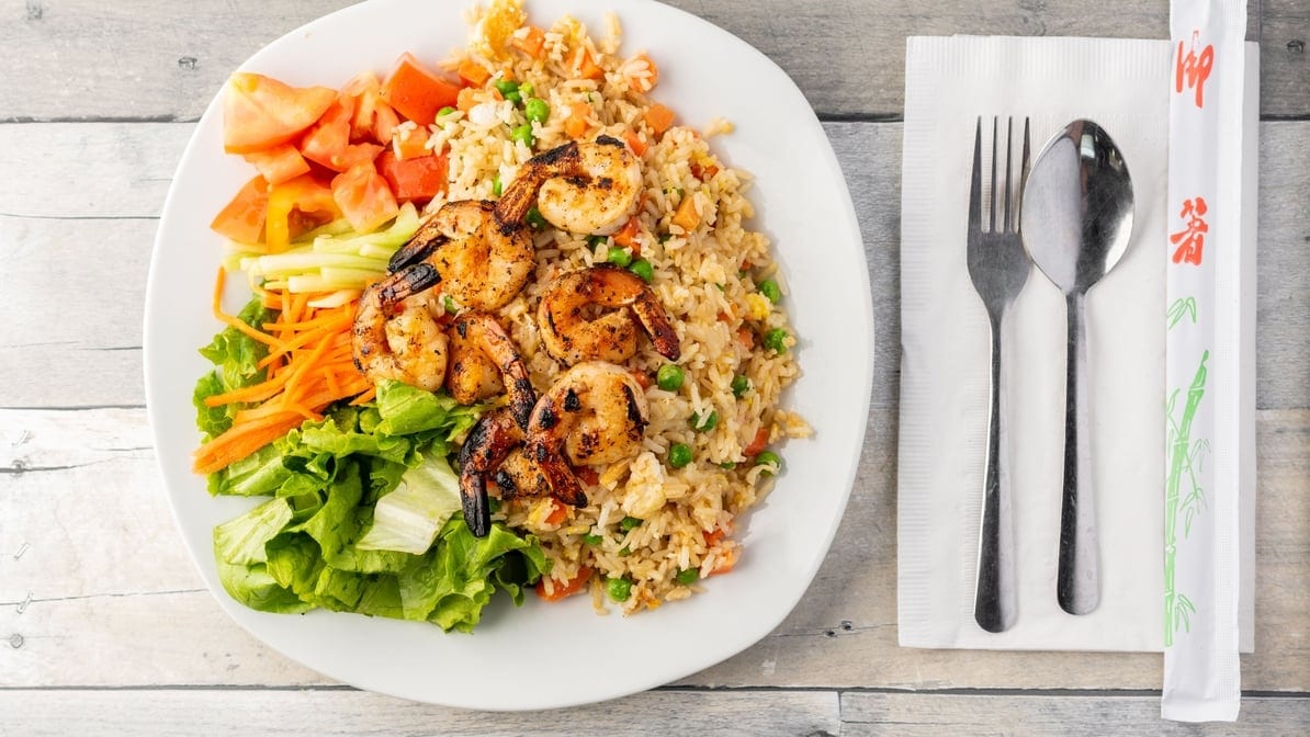 F3. Shrimp Fried Rice.