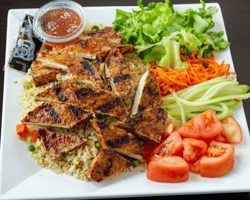 F5. Vegetarian Fried Rice.