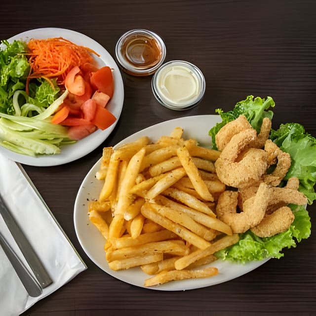 LF2. Fried Shrimp.