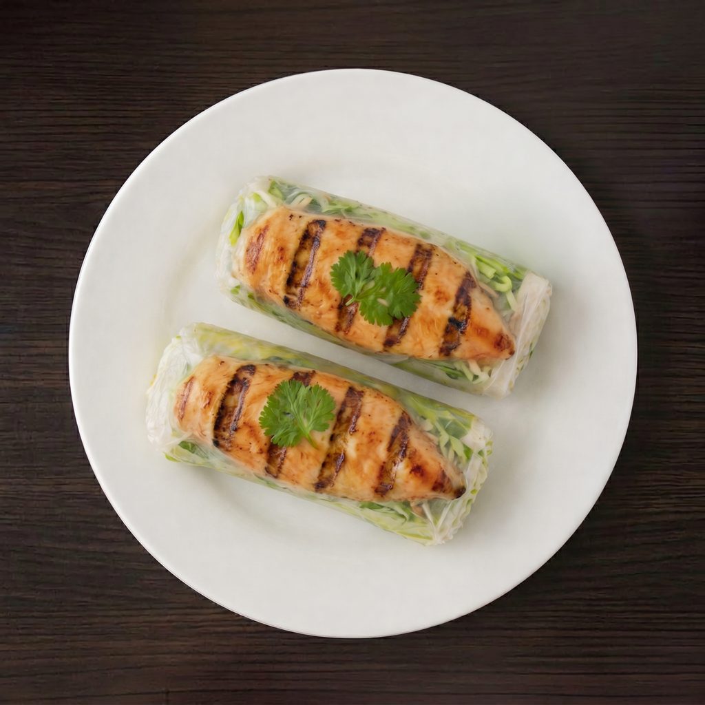 A3. Grilled Spring Roll (2 pieces).