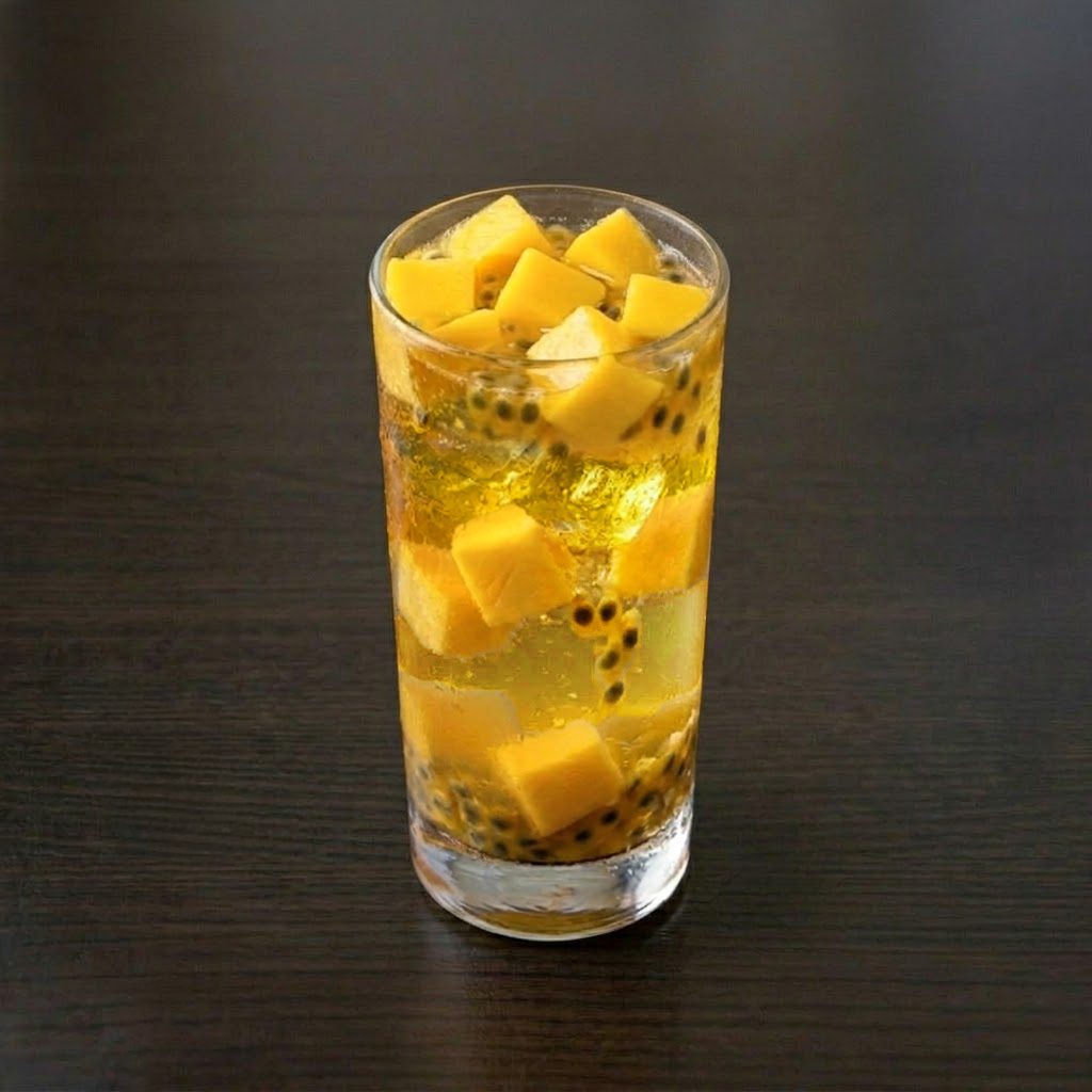 Mango Passion Fruit Tea.