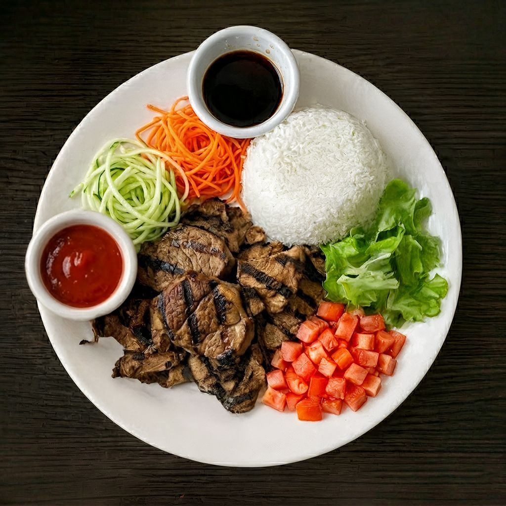 L2. Grilled Pork Plate.