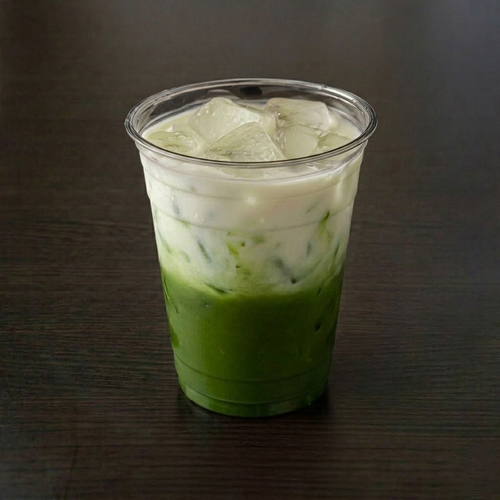 Green Matcha Milk Tea.